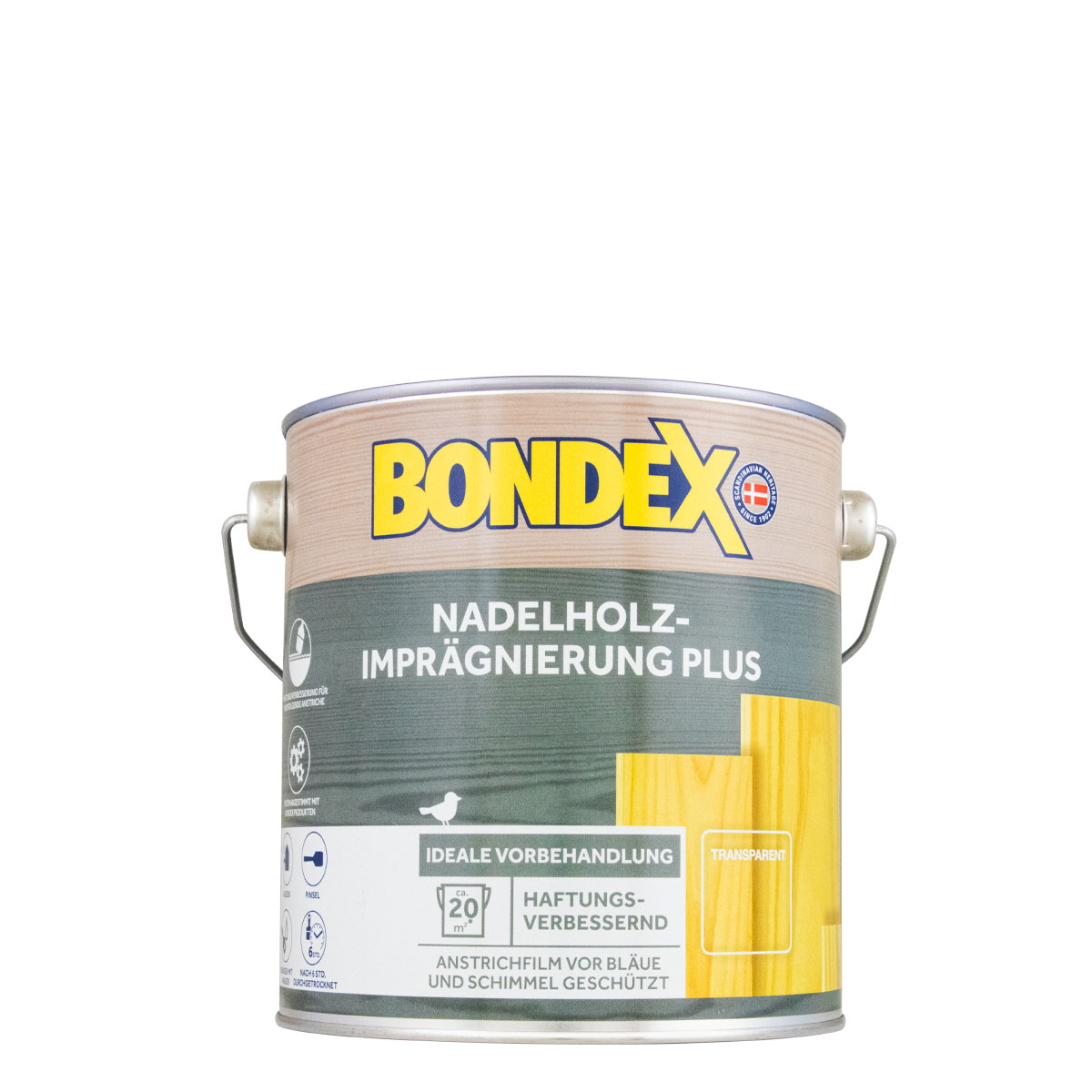 Bondex Nadelholzimprägnierung Plus 2,5L farblos, Imprägnierung, Holzschutzmittel, Grundierung