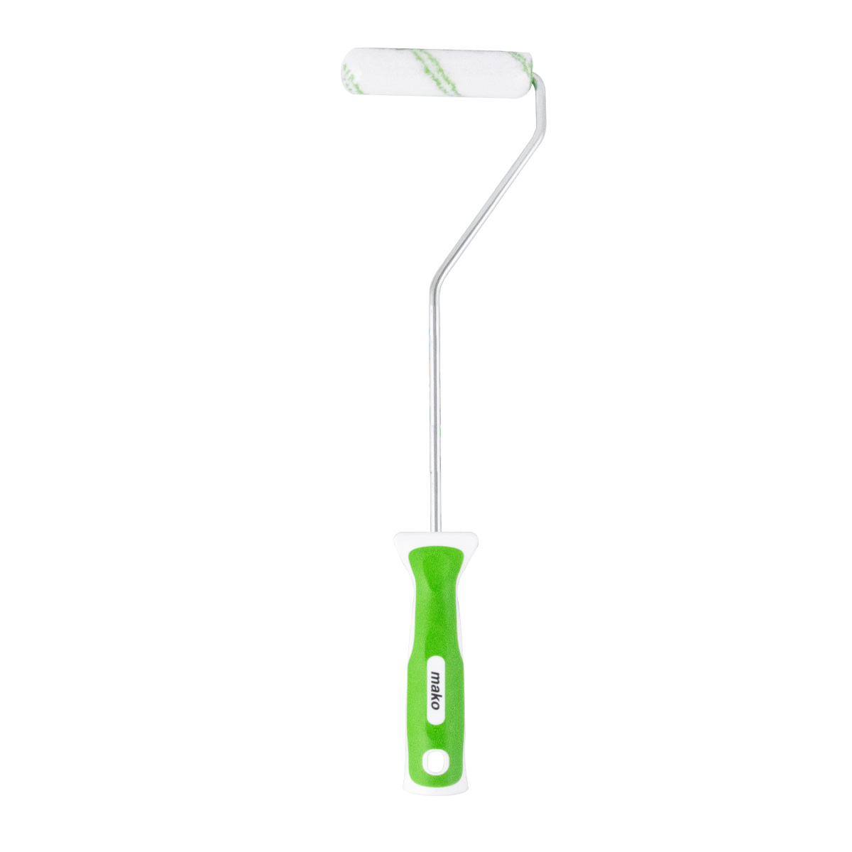 Mako Lasurroller Mikrofaser extra kurz PREMIUM, 10cm Walze u Bügel mit 2K-Griff