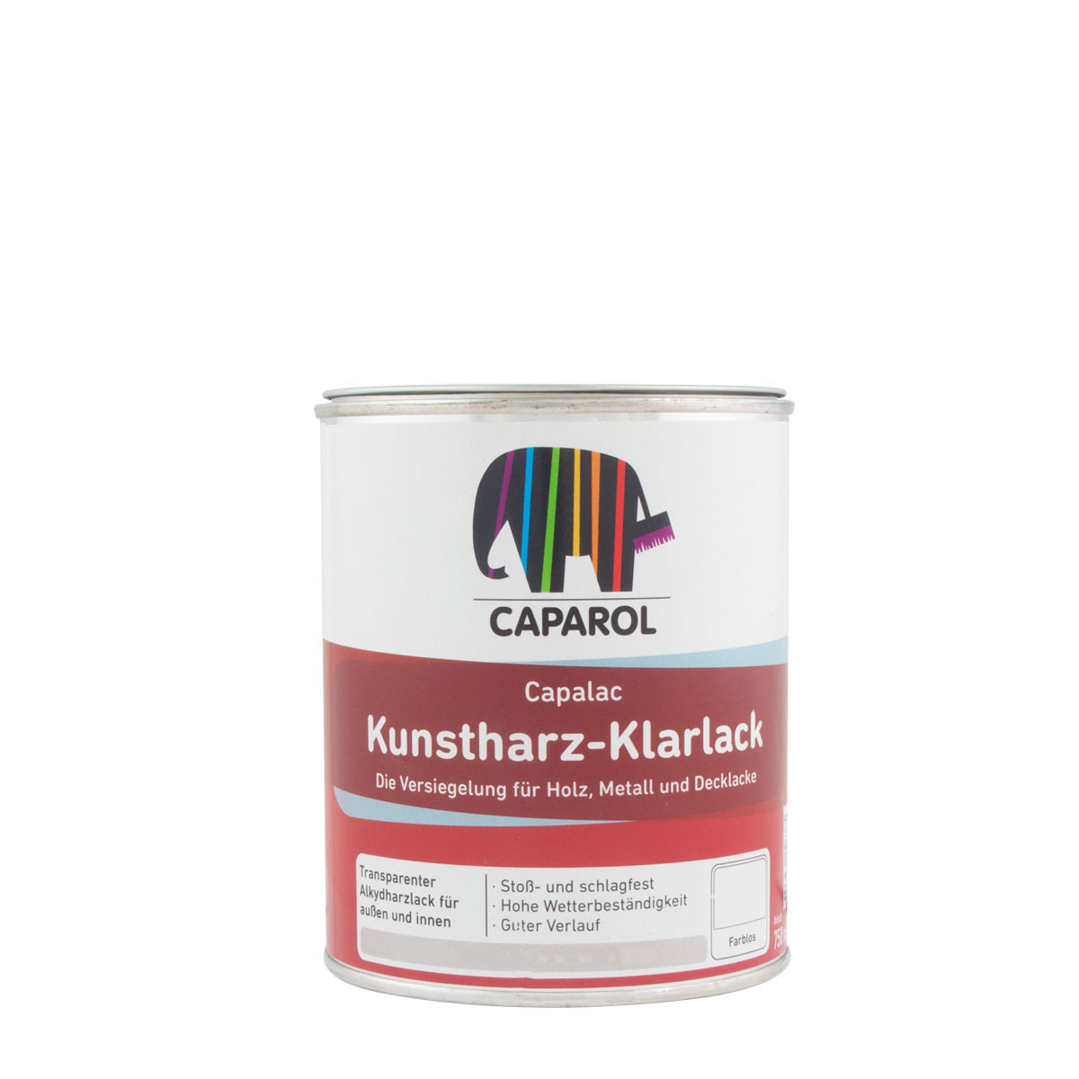Caparol Capalac Kunstharz Klarlack 0,75L farblos, glänzend, Versiegelungslack