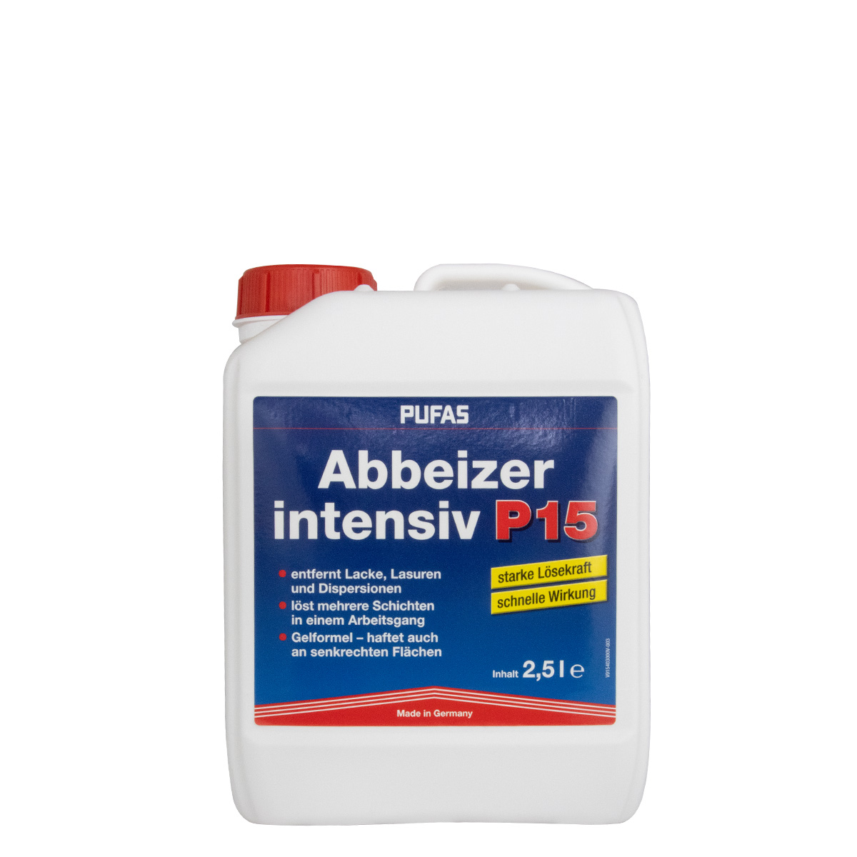 Pufas Abbeizer P15 2,5L, Lackentferner, Farbentferner
