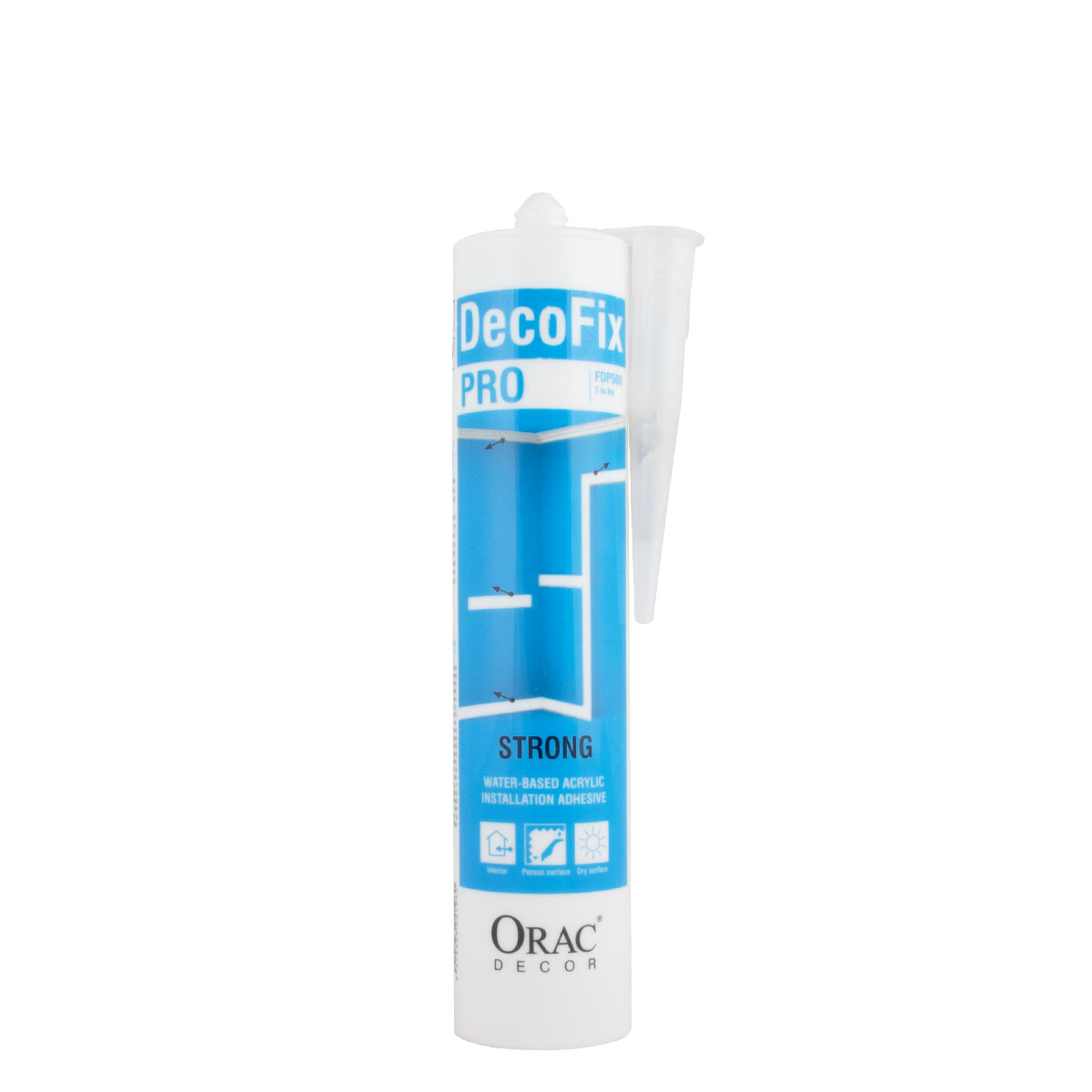 Orac Decor FDP500 Decofix Pro 310ml, Montagekleber, Stuckleisten Kleber