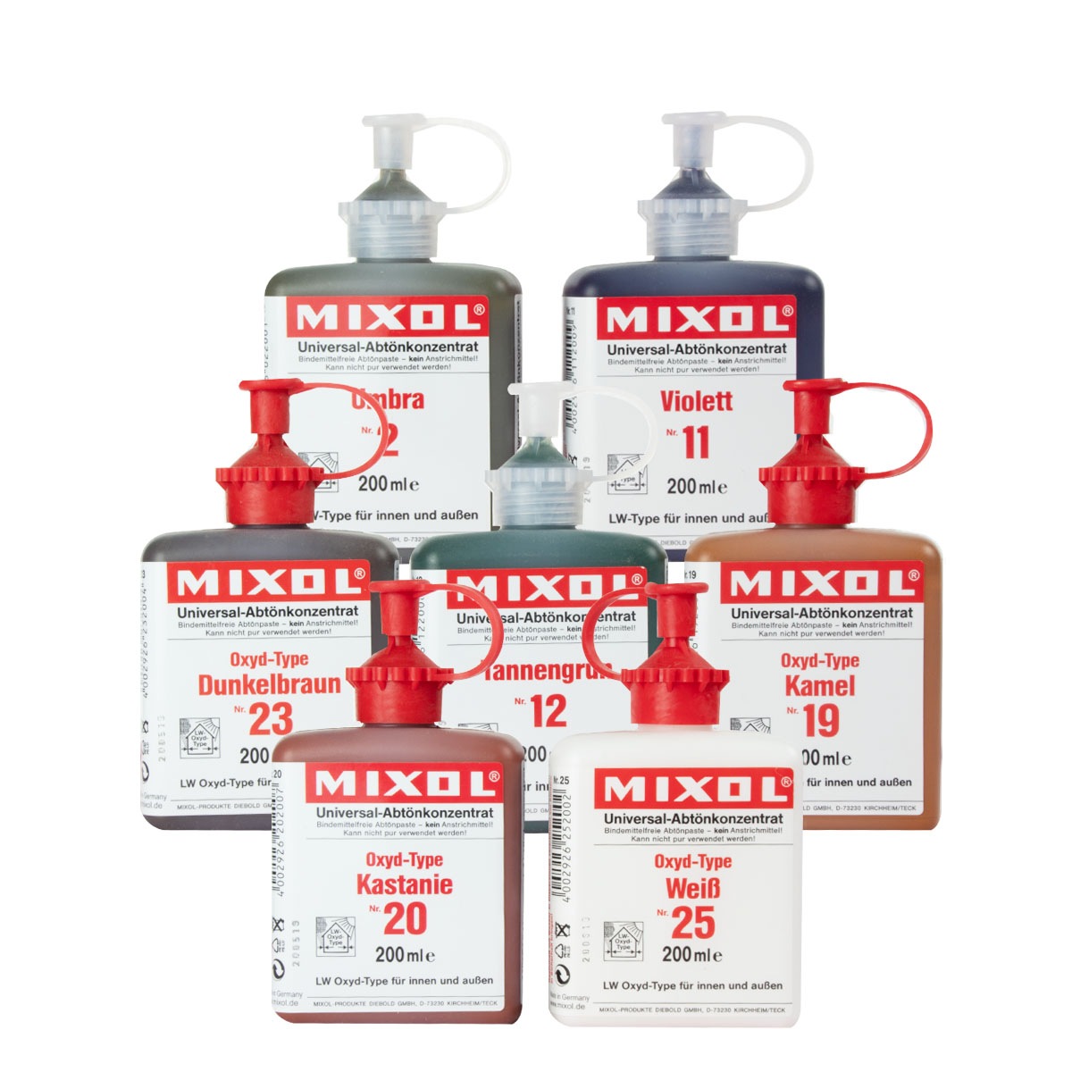 Mixol Universal Abtönkonzentrat 200ml Nr1 Schwarz, Abtönfarbe