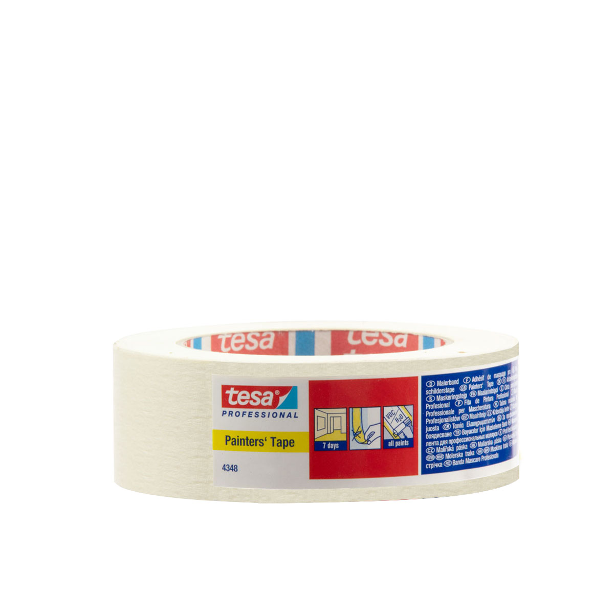 Tesa Professional 4348 Malerband, 38mmx50m Malerabdeckband, Tesakrepp