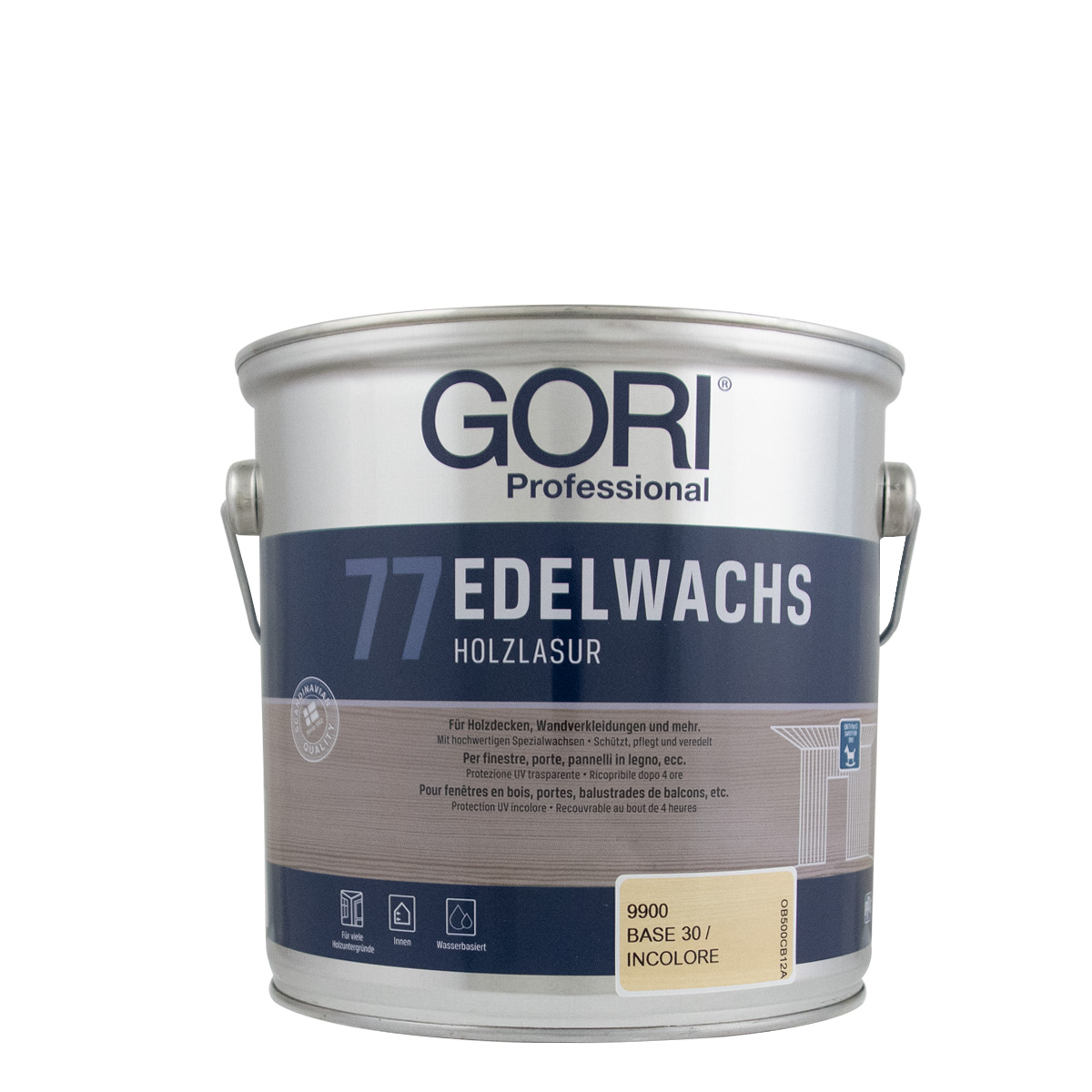 Gori 77 Edelwachs 2,5L farblos, Holzlasur
