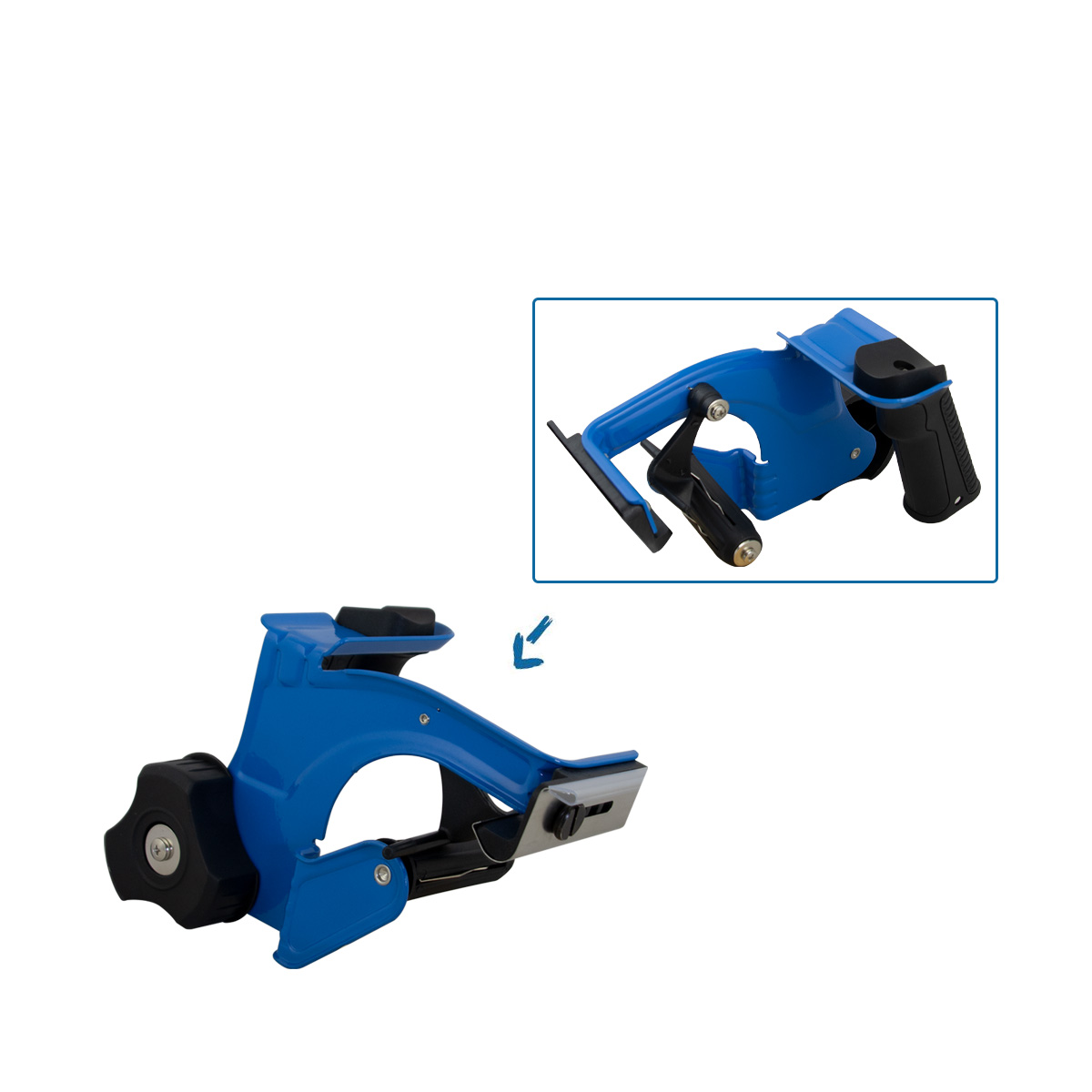 Farbklecks24_Hand_Abdeckroller_Metall_zweiseitig_gross