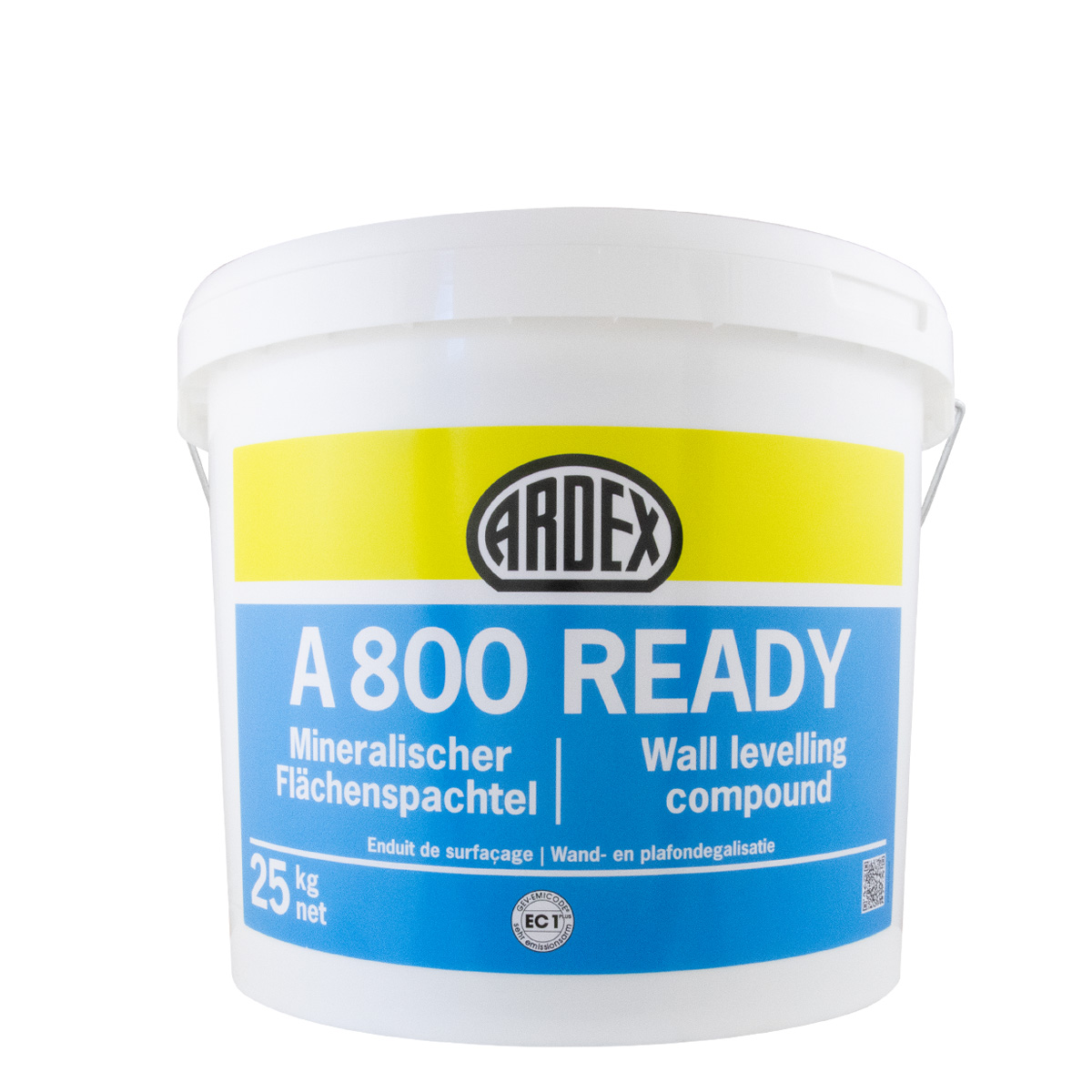 Ardex A 800 Ready 25kg mineralischer Flächenspachtel, Spachtelmasse, Wandspachtel