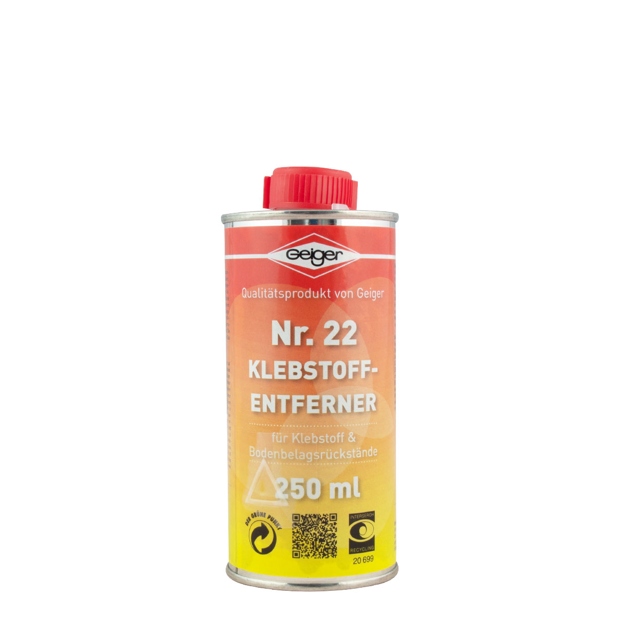 Geiger Klebstoffentferner NR 22 250ml, Etiketten Entferner, Reiniger