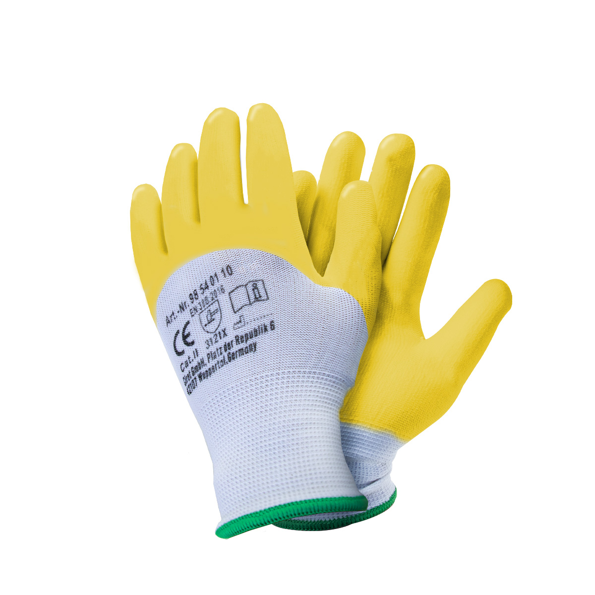 Handschuhe PaintGrip Gr. 8 gelb, Nitrilhandschuhe