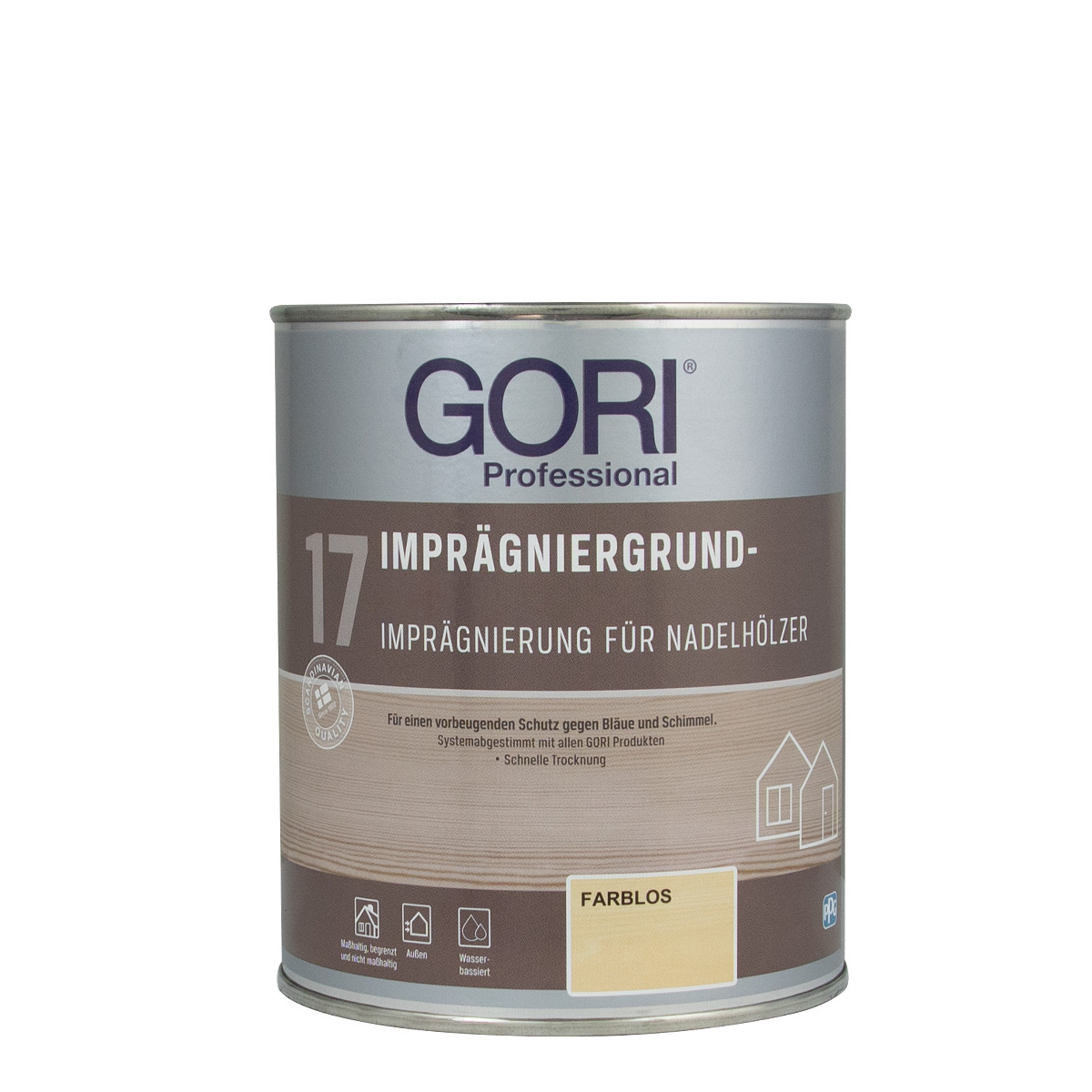 Gori 17 Imprägniergrund 0,75L farblos, Holzschutzgrundierung