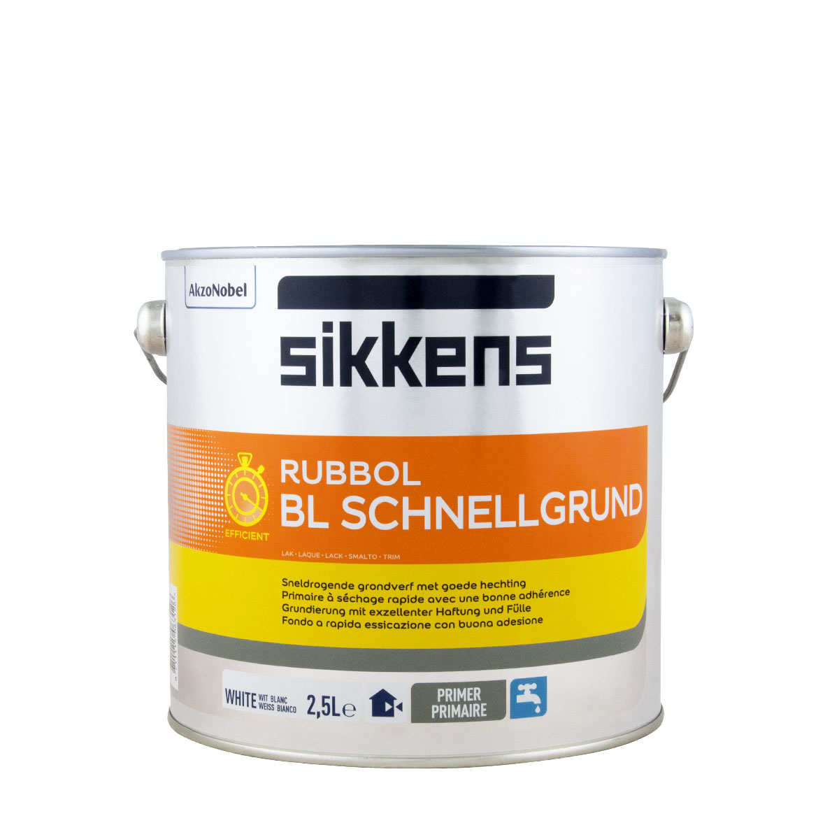 Sikkens Rubbol BL Schnellgrund 2,5L weiss, Grundierung