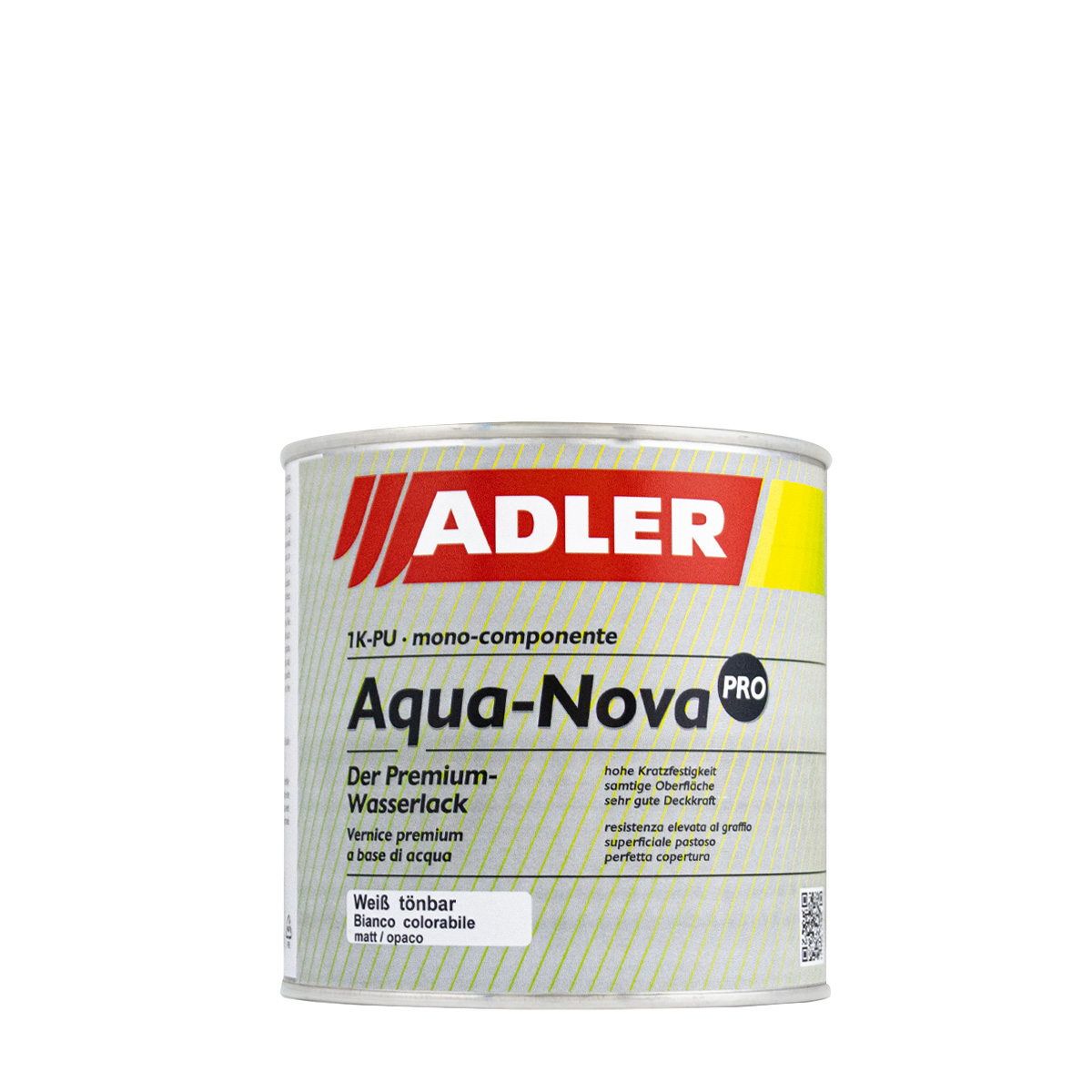 Adler Aqua Nova Pro 750ml weiß matt, wasserbasierter Lack