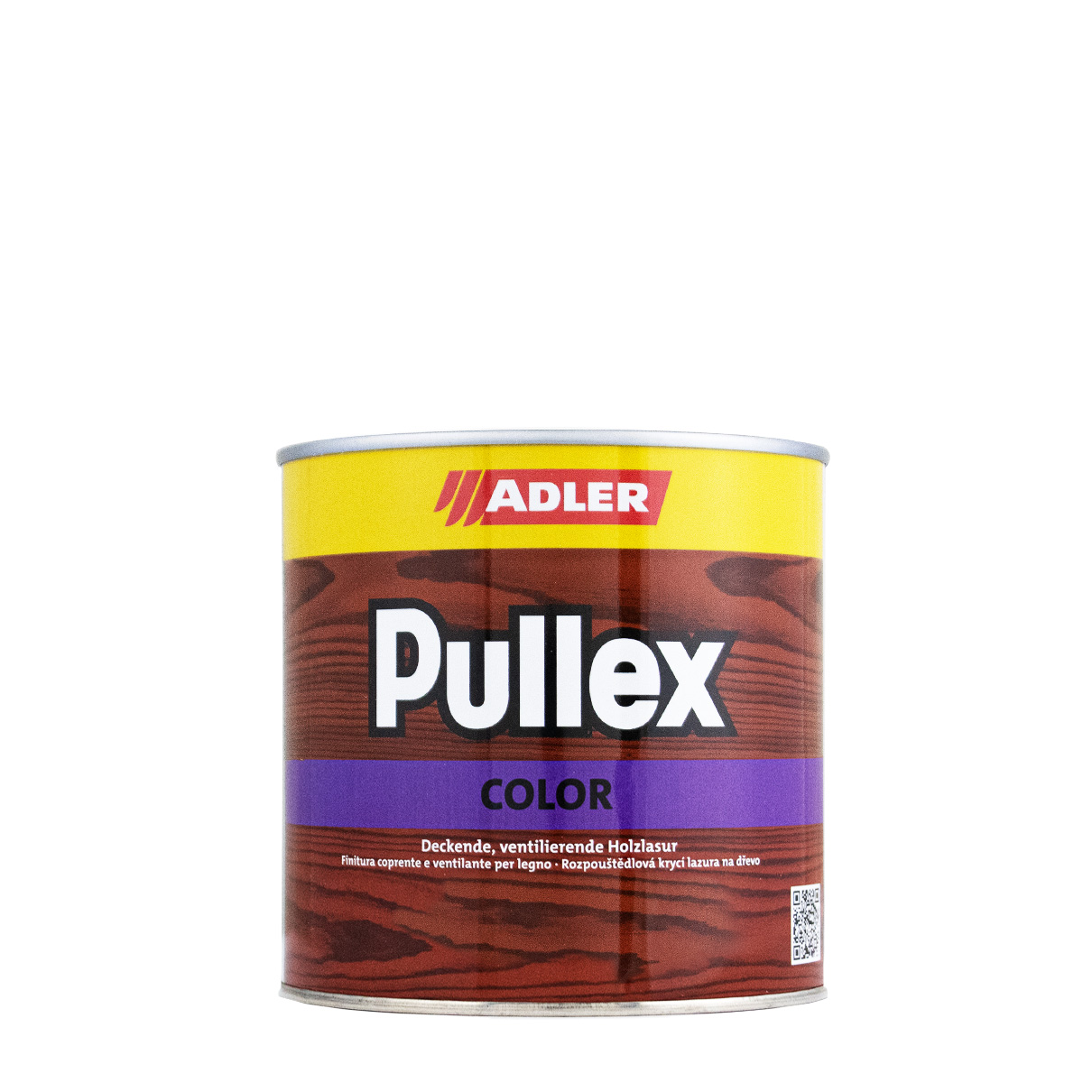 Adler Pullex Color 0,75L W10 weiß, Wetterschutzfarbe, Holzfarbe