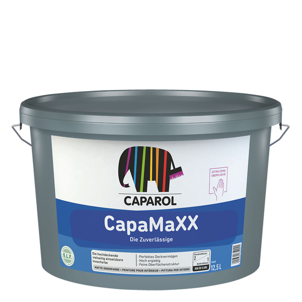 Caparol CapaMaXX 12,5L weiß, hochdeckende Wandfarbe, Dispersionsfarbe