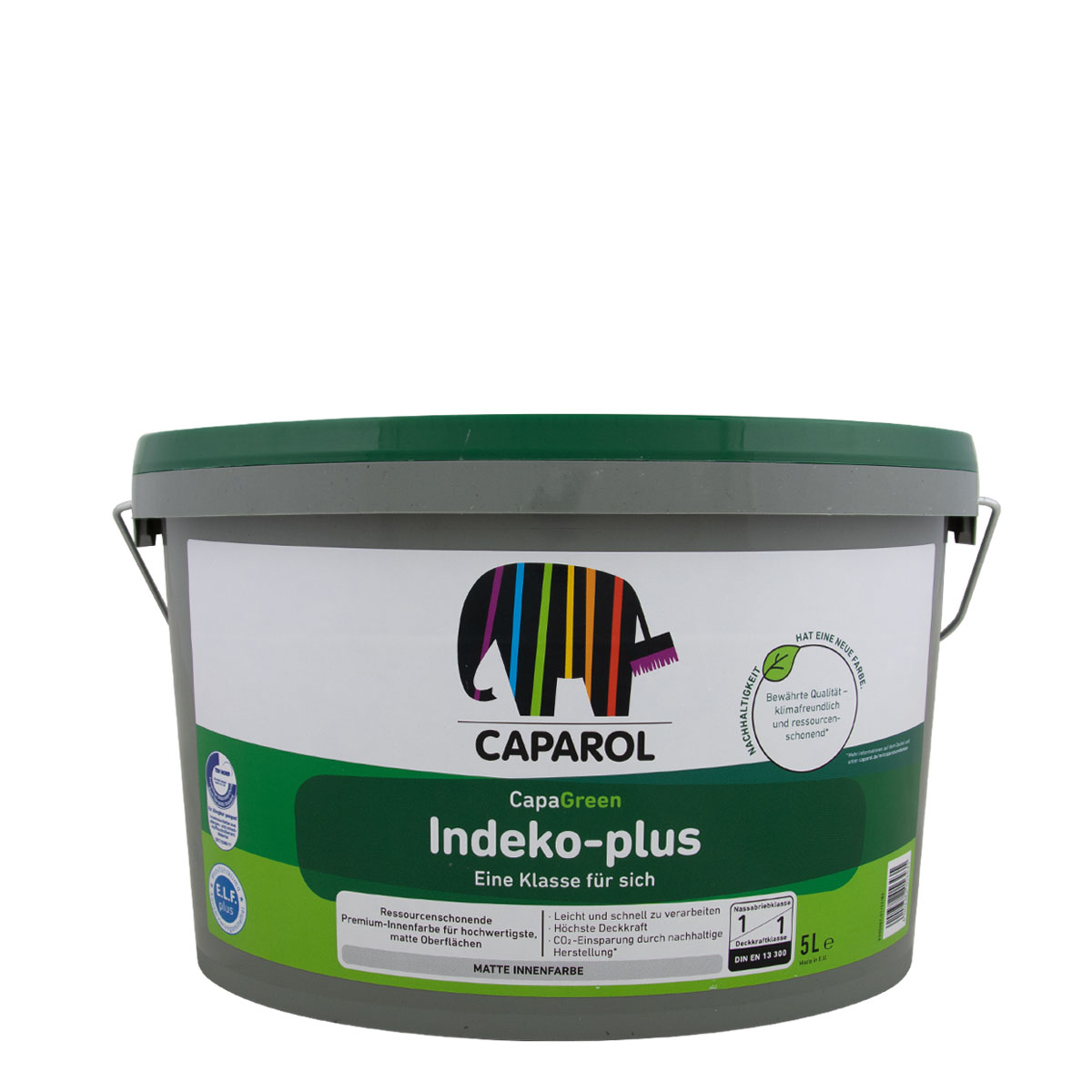 Caparol Indeko Plus 5L weiss, hochdeckende Wandfarbe, premium Innenfarbe