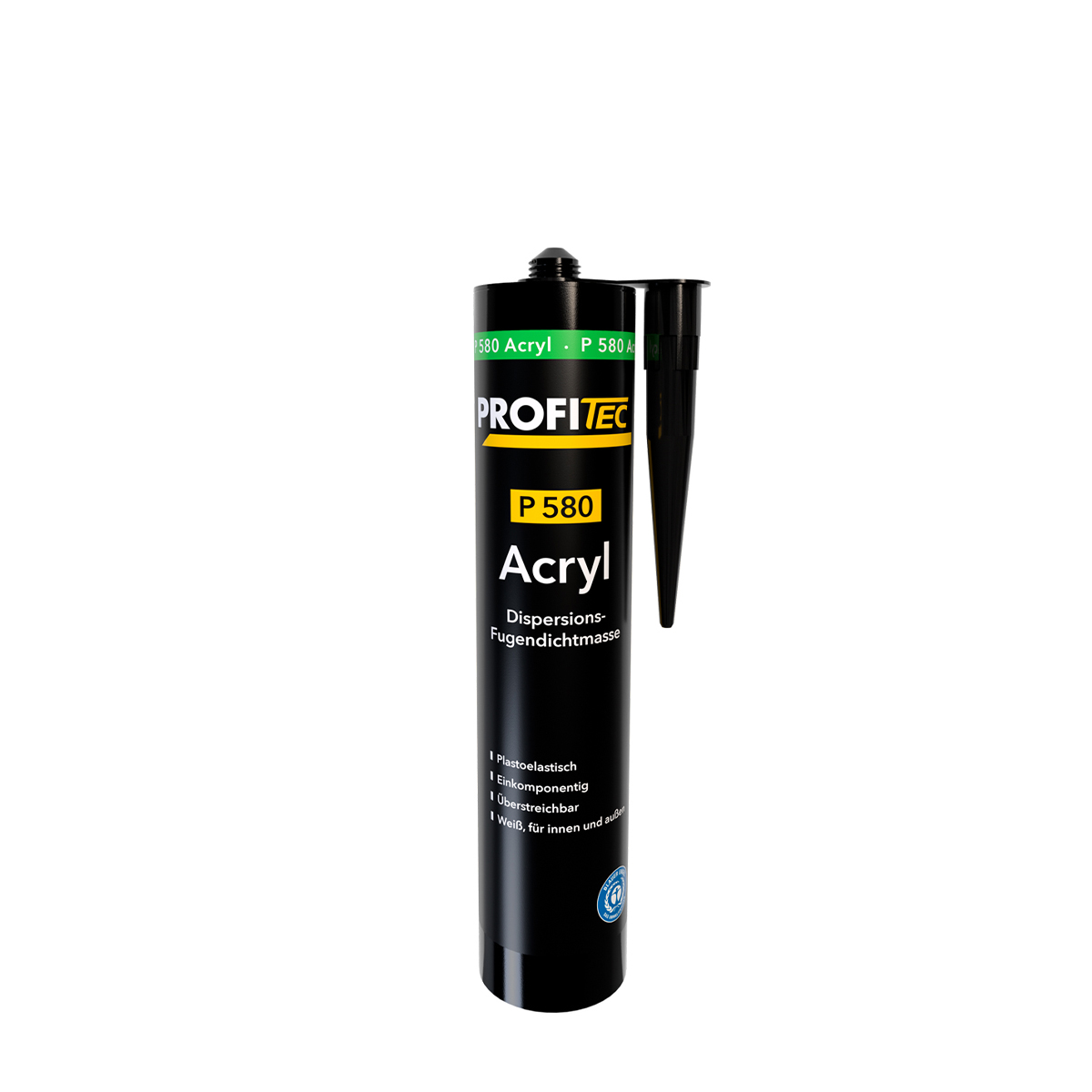 ProfiTec P580 Acryl 310ml weiß, Fugendichtmasse, Maleracryl, Dispersionsbasis