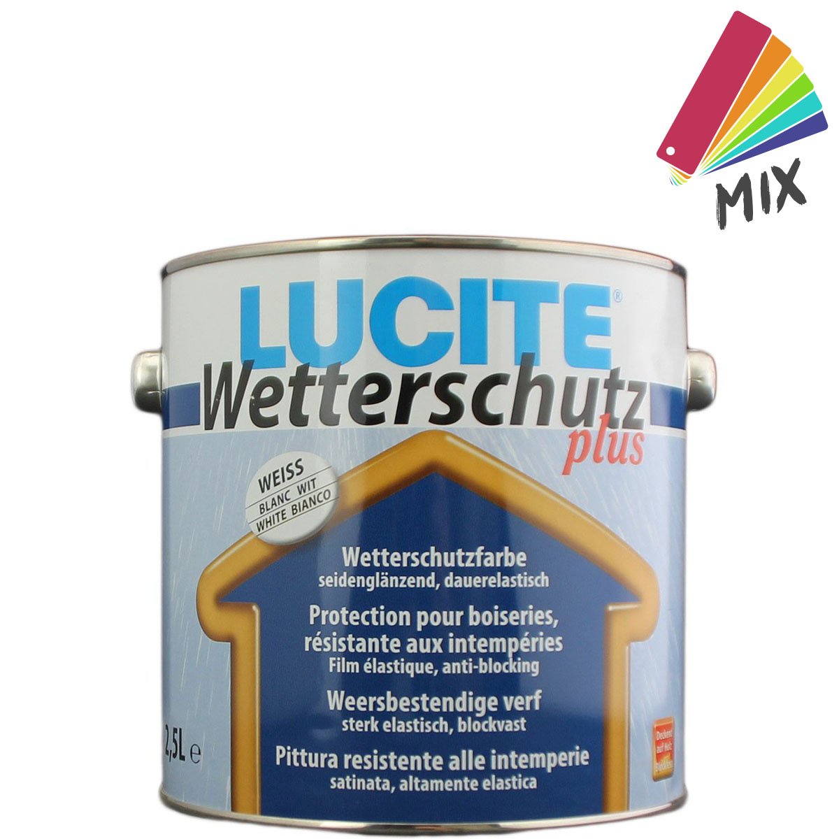 Lucite 152 Wetterschutz 2,5L wunschfarbton, Holzfarbe, Wetterschutzfarbe