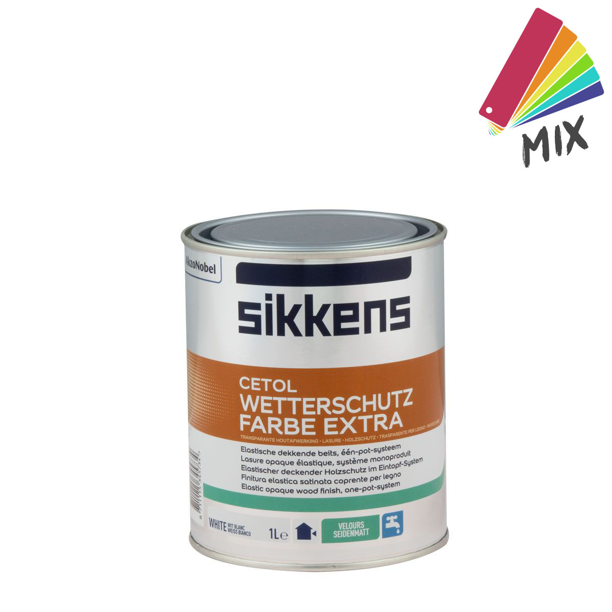Sikkens Cetol Wetterschutzfarbe extra 1L wunschfarbton, seidenmatt