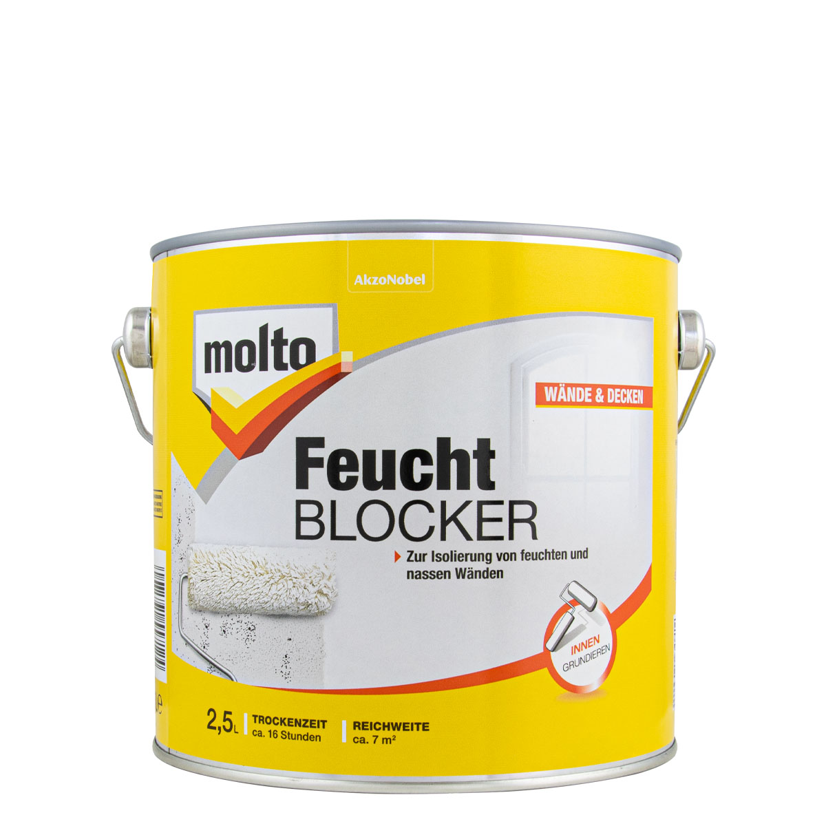 Molto Feuchtblocker 2,5L weiß, Isolier- und Absperrgrund