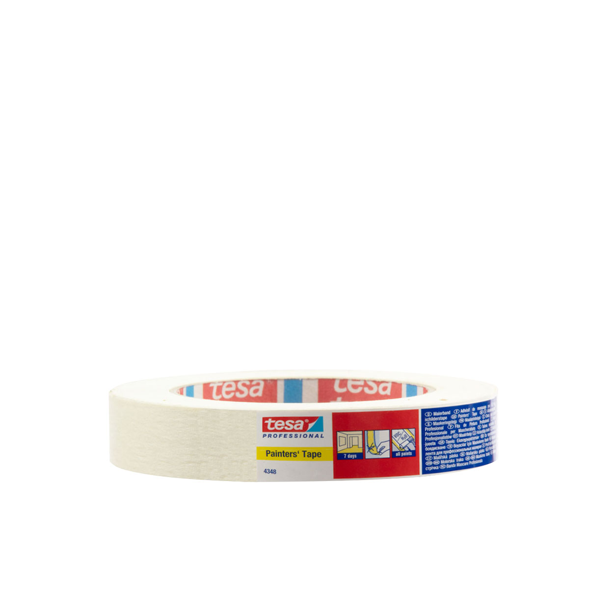 Tesa Professional 4348 Malerband, 19mmx50m Malerabdeckband, Tesakrepp