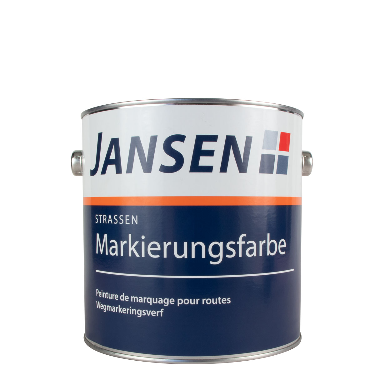 Jansen Straßenmarkierungsfarbe 2,5L weiss, Markierungsfarbe, Parkplatzmarkierung