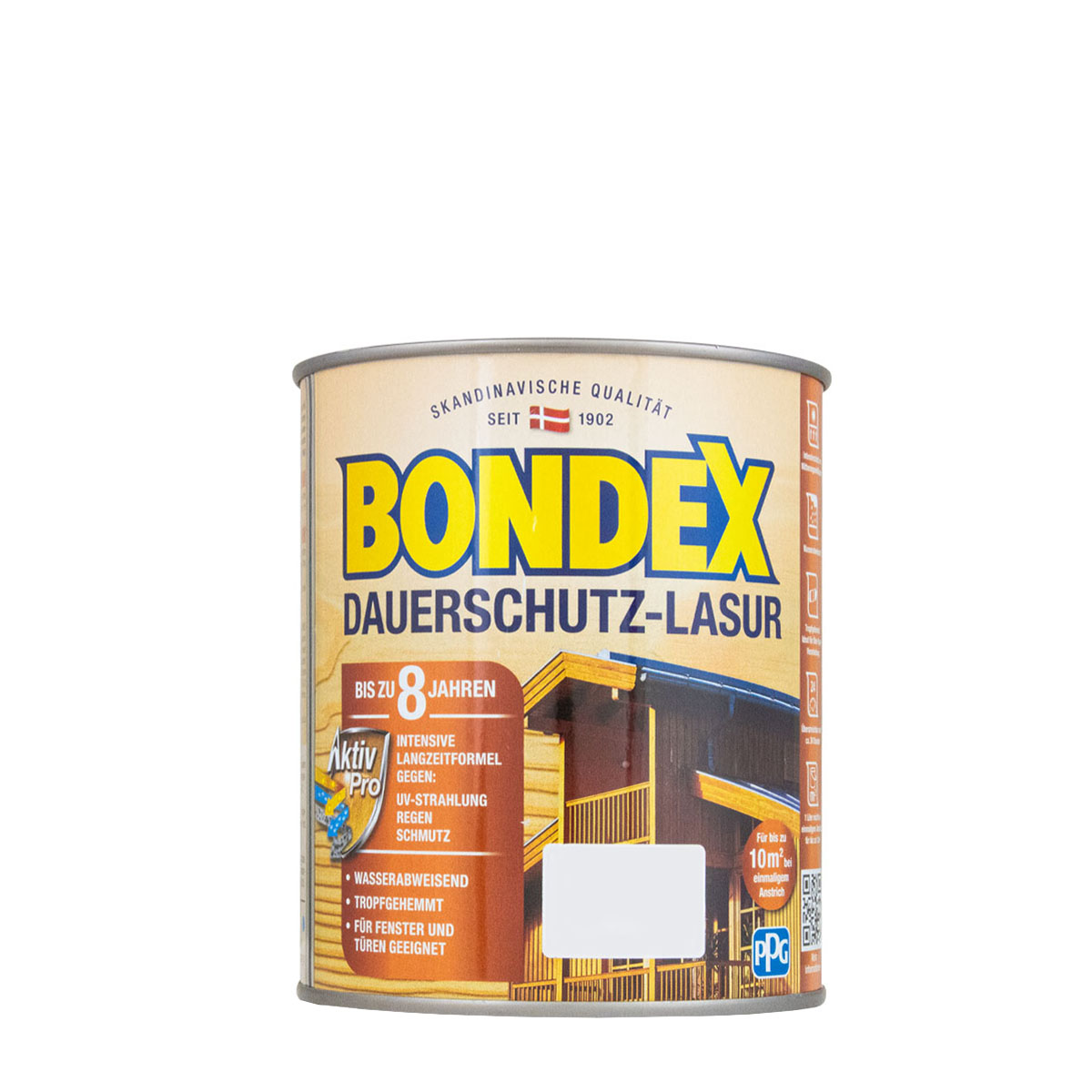 Bondex Dauerschutz-Lasur 750ml eiche, Holzschutzlasur, Fensterlasur, Holzlasur