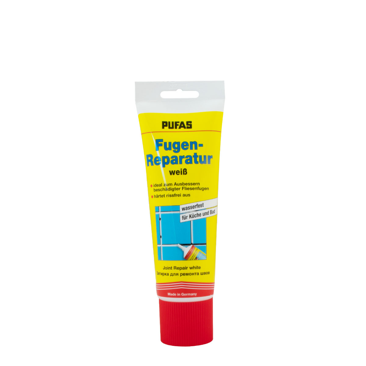 Pufas Fugen-Reparatur Fertigspachtel weiß 400g, Fliesenfugen Reparaturspachtel