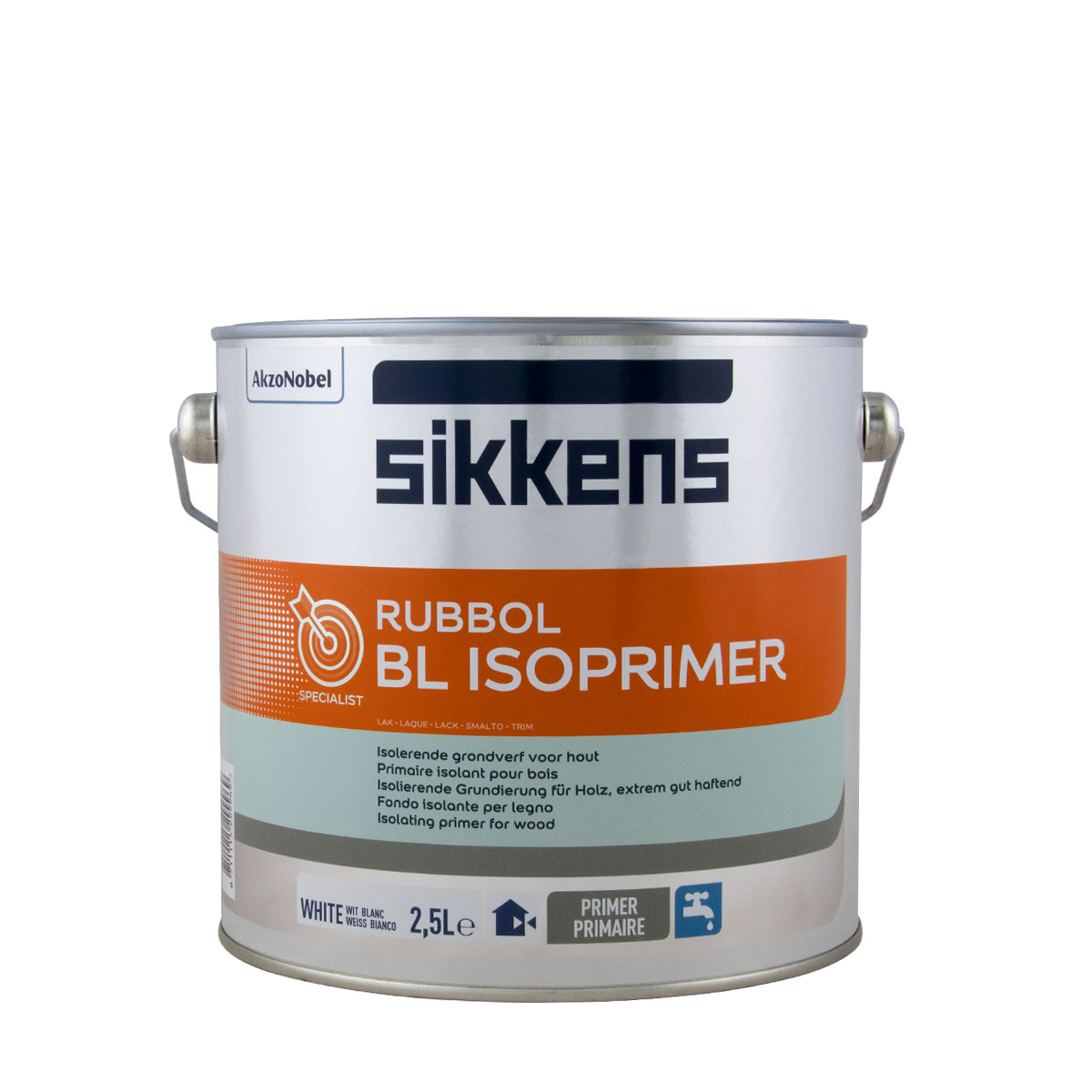 Sikkens Rubbol BL Isoprimer 2,5L weiß, isolierende Grundierung