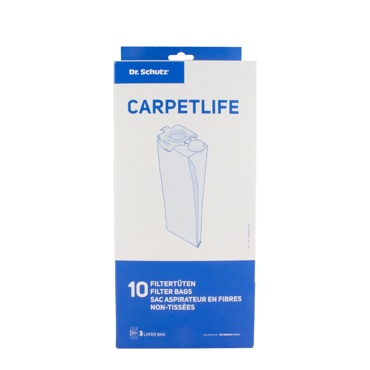 10x Dr. Schutz Carpetlife Vliesfiltertüten