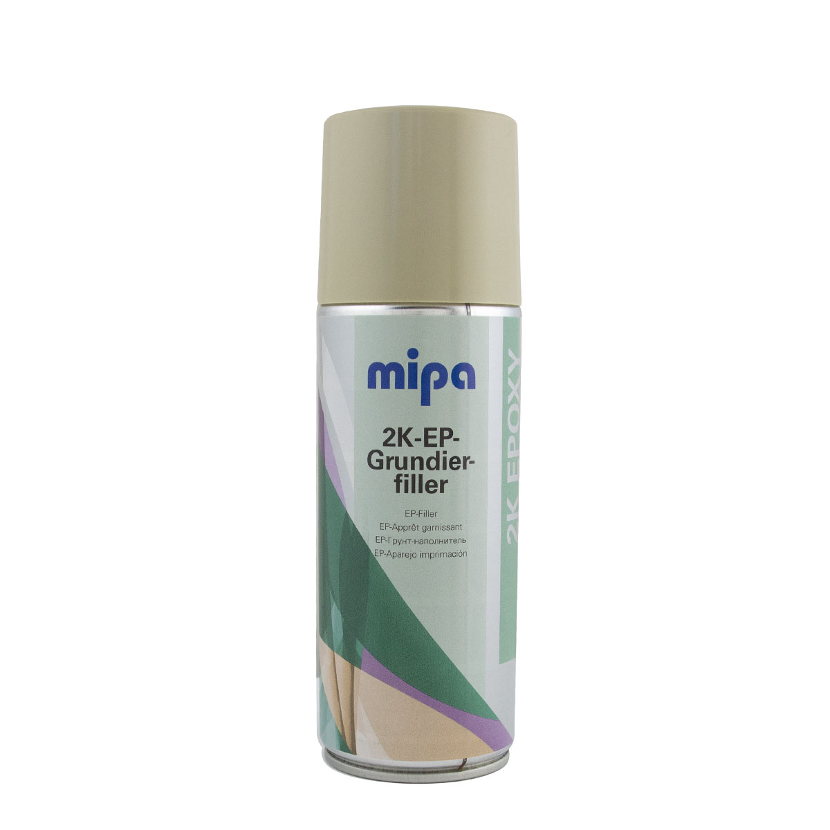 Mipa 2K EP-Grundierfiller-Spay inkl. Härter 400ml, 2K Epoxidharz Grundierfüller, Haftgrund