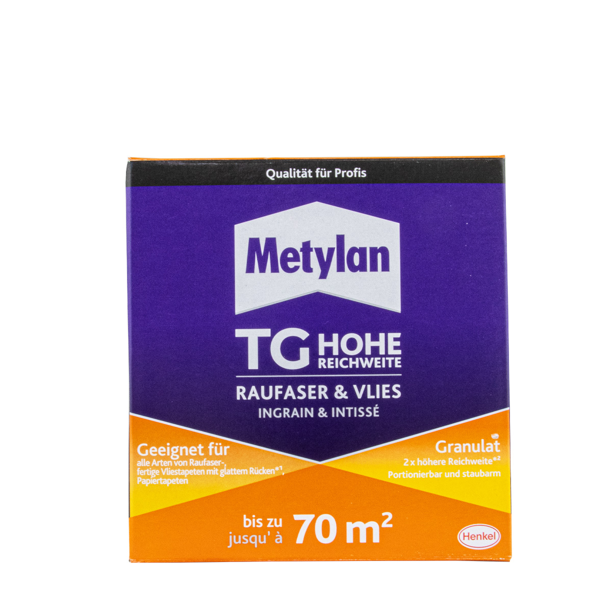Metylan TG Hohe Reichweite Raufaser & Vlies 500g Granulat, Tapetenkleber, Tapetenkleister, Vlieskleber