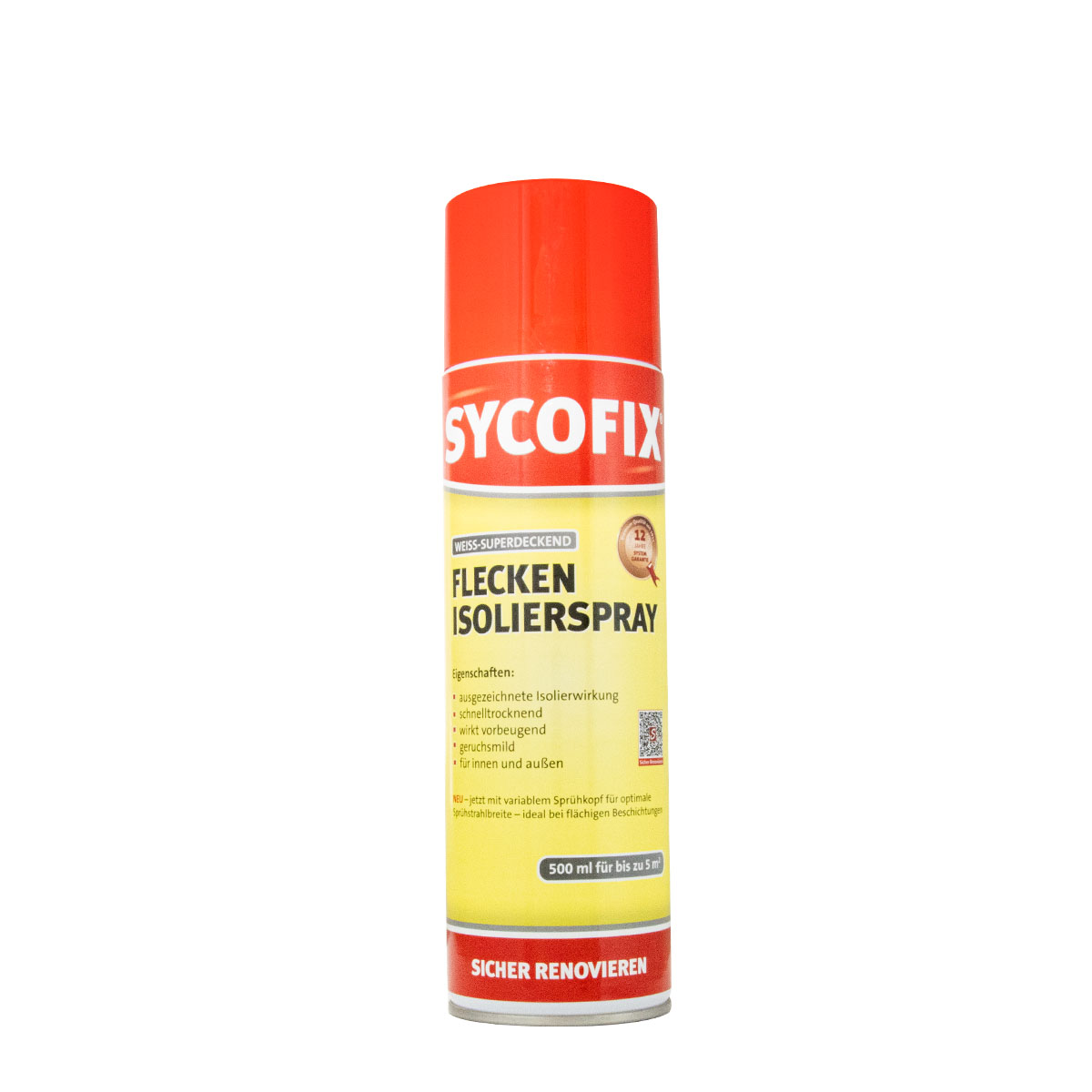 Sycofix Flecken Isolierspray weiss 500ml, Isoliergrund, Fleckenblocker