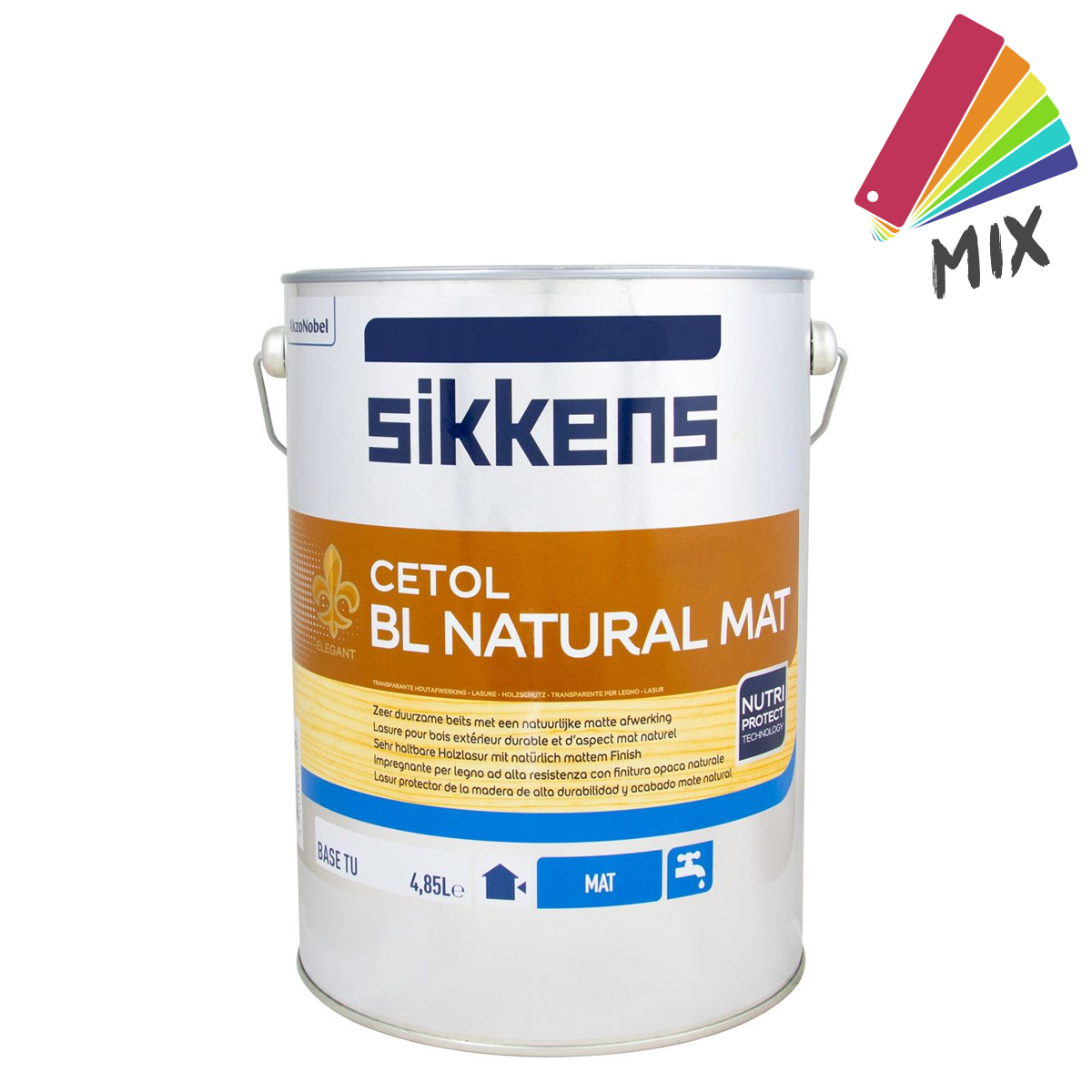 Sikkens Cetol BL Natural Mat 5L wunschfarbton, Dünnschichtlasur, Holzlasur