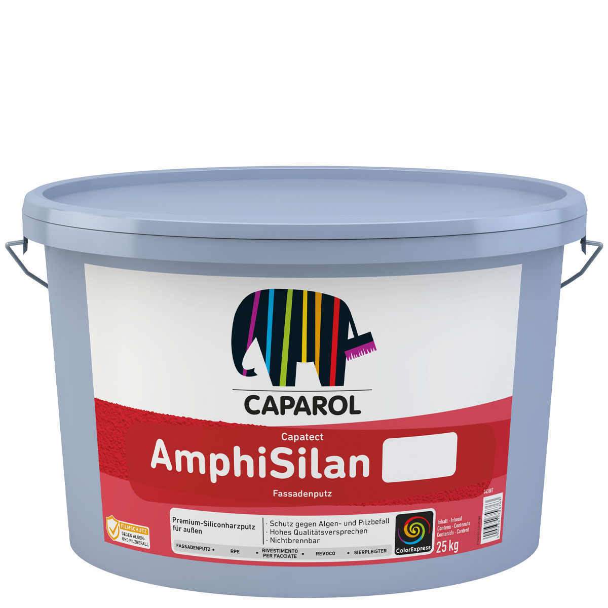 Caparol Capatect AmphiSilan Fassadenputz K15 (1,5 mm) 25kg weiß, Außenputz, Strukturputz