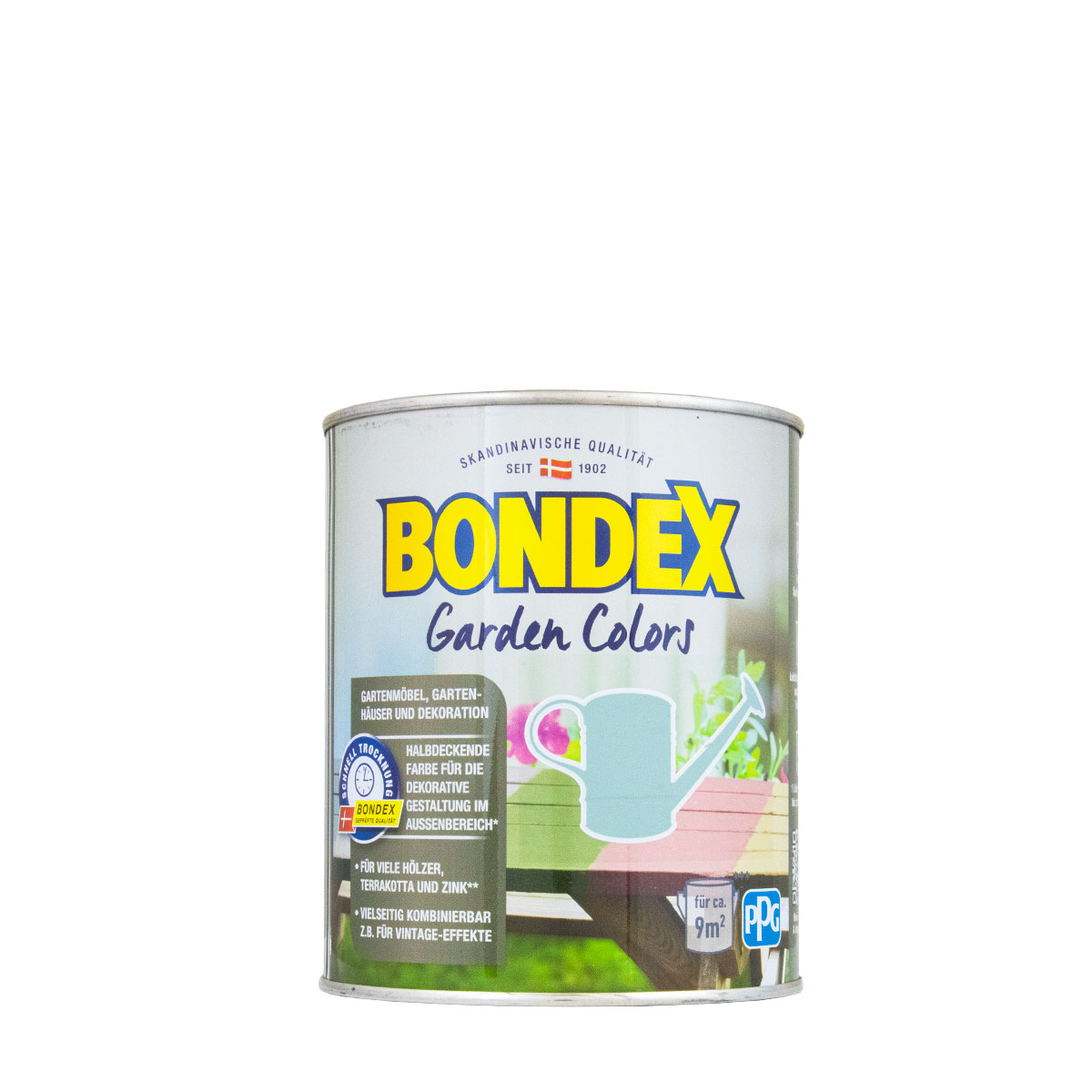 Bondex Garden Colors 750ml limonen grün, halbdeckende Holzfarbe, Shabby Chic, Vintage