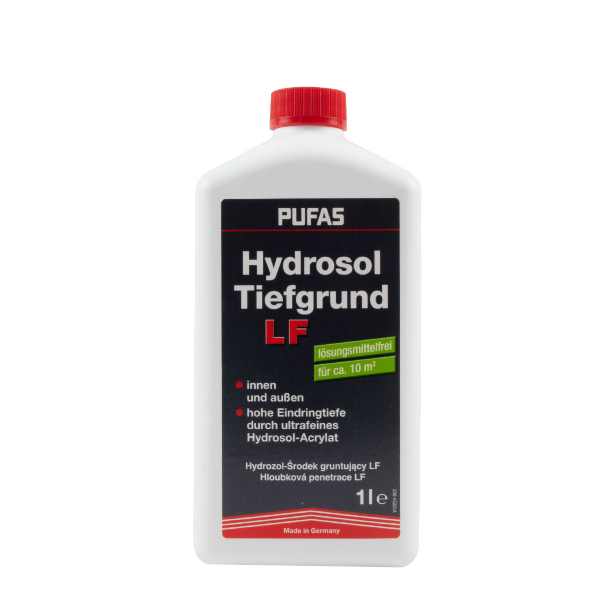 Pufas Hydrosol-Tiefgrund 1L LF, Grundierung, Tiefengrund