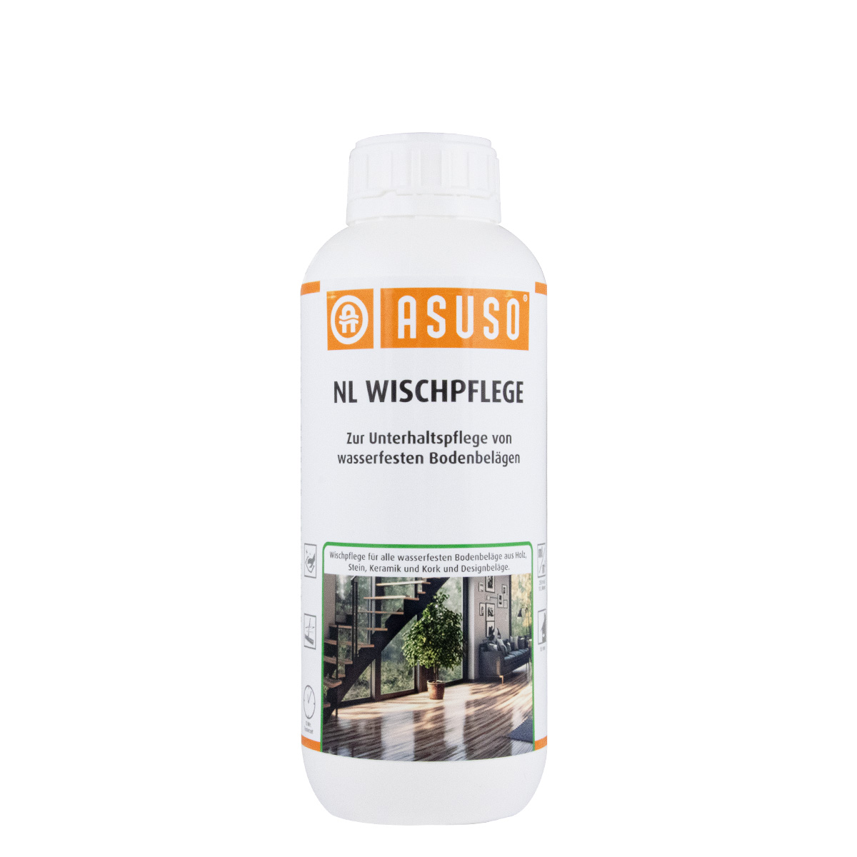 Asuso NL Wischpflege 1L farblos, Bodenreiniger, Reinigungsmittel