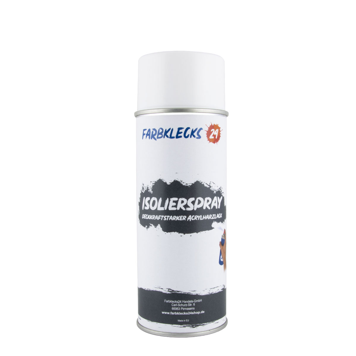 Farbklecks24 Isolierspray 400ml, Isoliergrund, Fleckenblocker