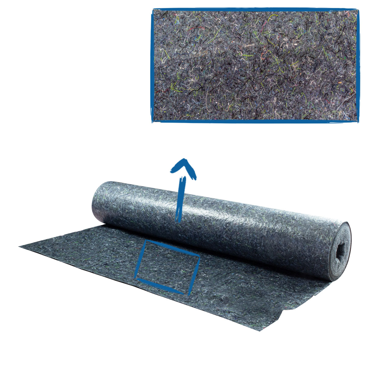 Profi Malerabdeckvlies 220g/m² 1x50m Anti-Rutsch, Abdeckvlies, Malervlies