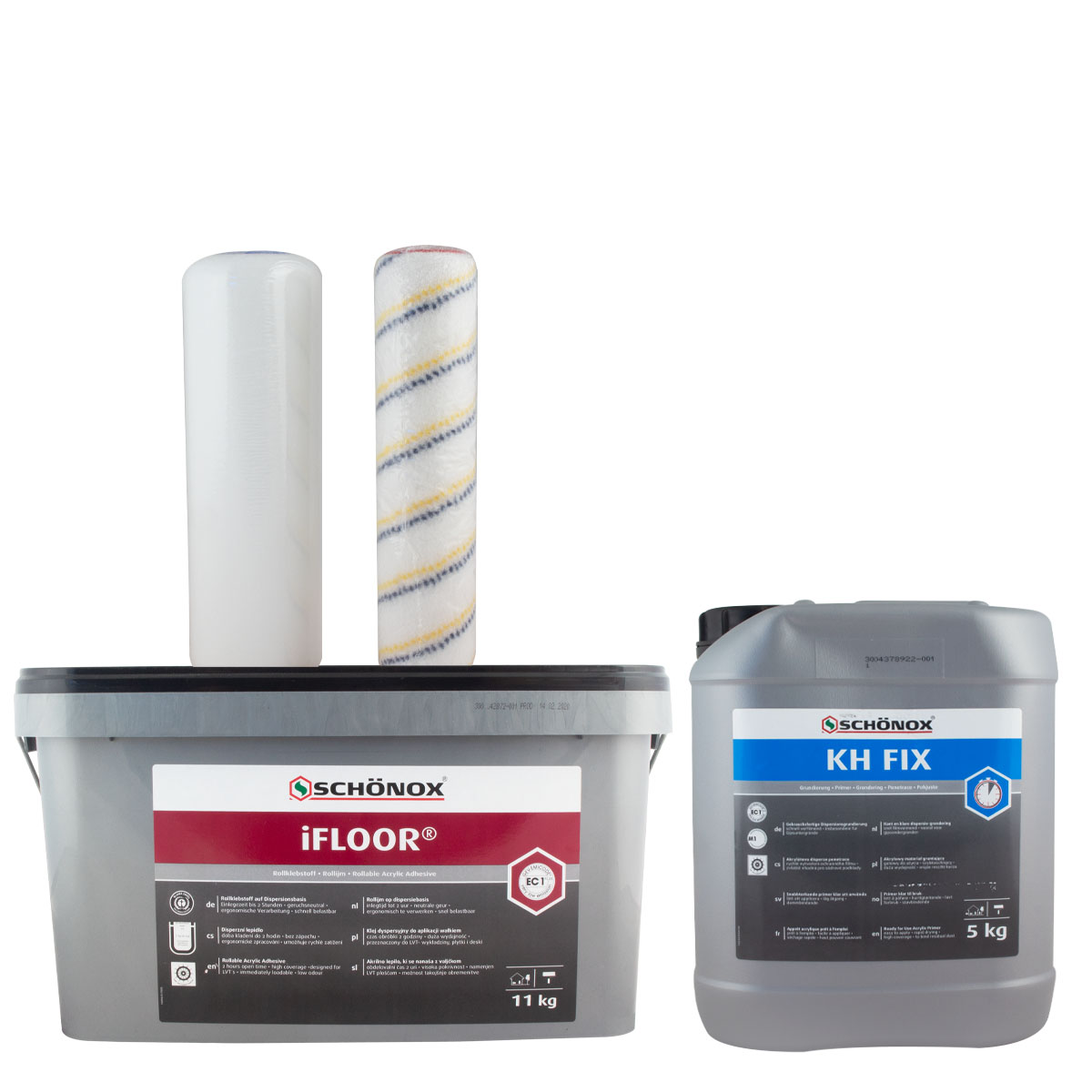 Schönox iFloor Set 125m², PVC Designboden Kleber, Dispersionskleber