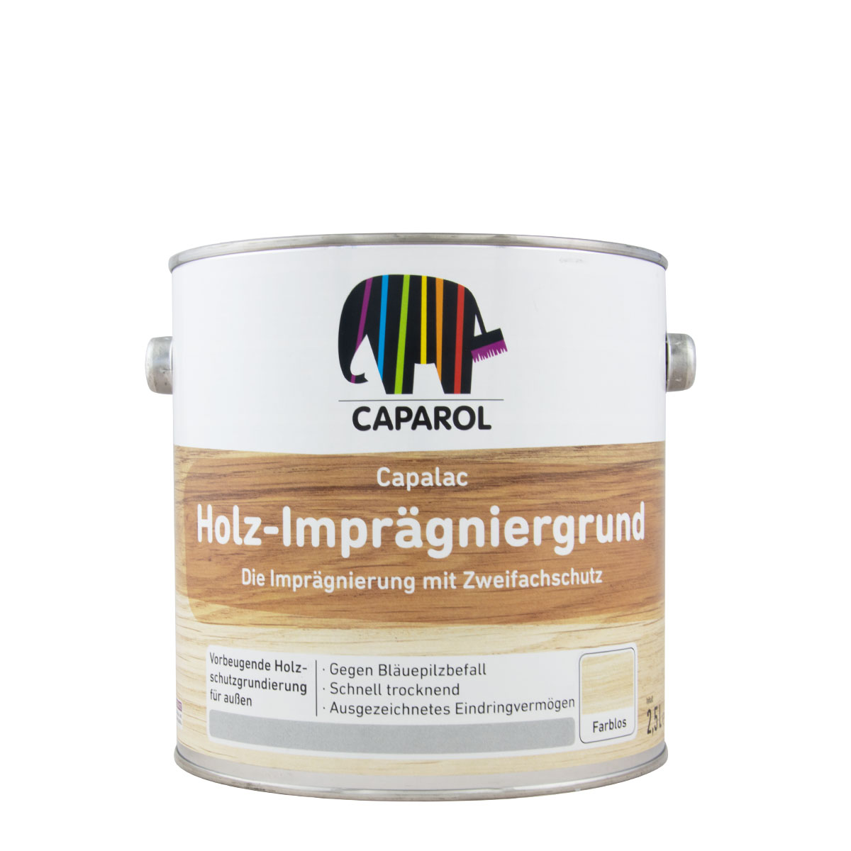 Caparol Capalac Holz Imprägniergrund 2,5L farblos, Holzschutz, Alkydharz