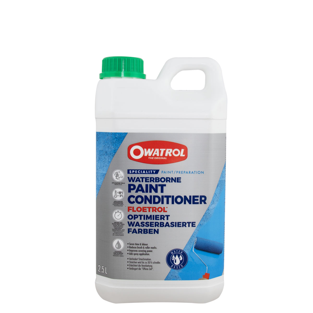 Owatrol Floetrol 2,5L, Farbadditiv, Acryl Pouring, Farbzusatz