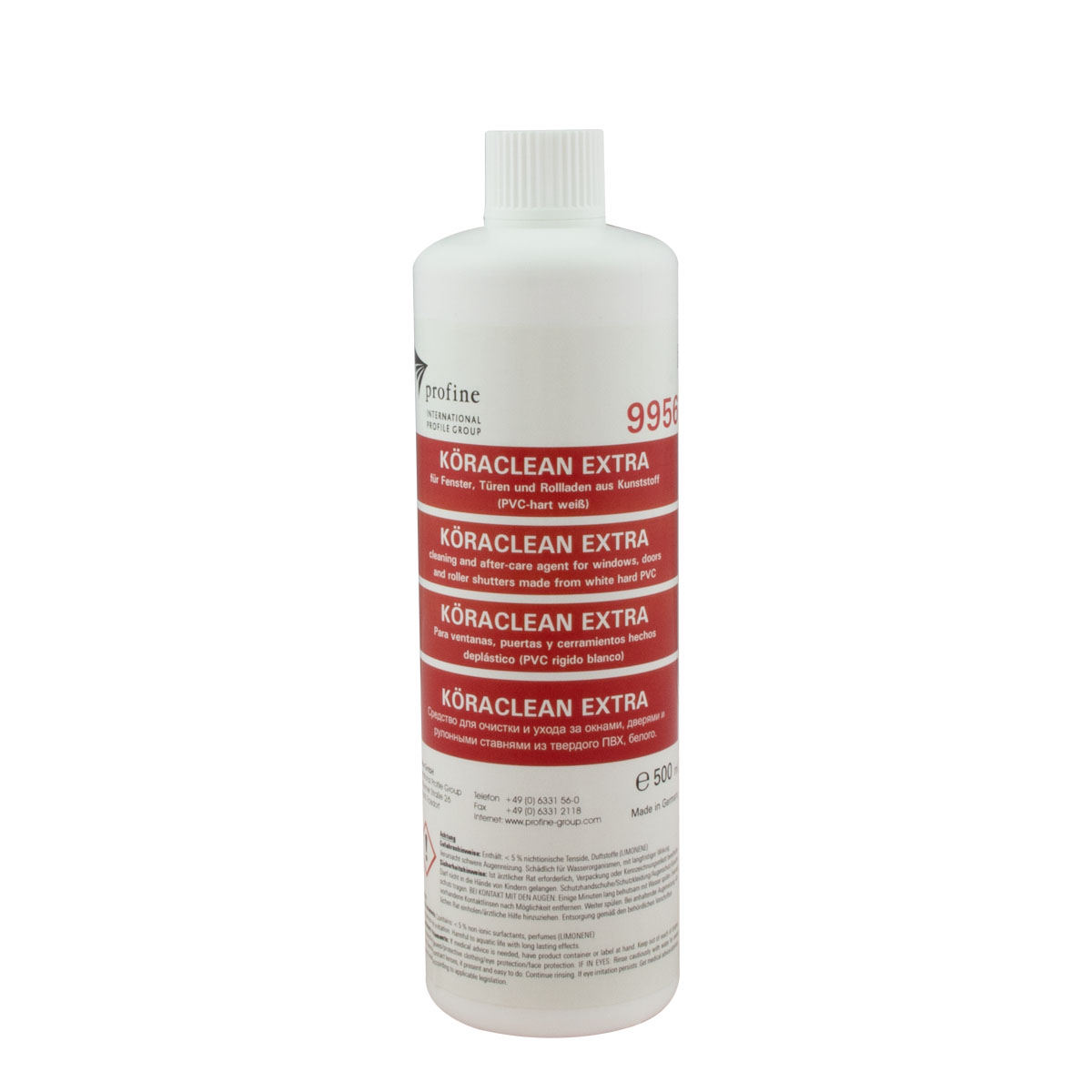 Köraclean Extra 500ml Kunststoffreiniger weiß 9956, Fensterreiniger